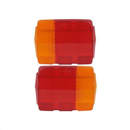 65-66 Ford Mustang Glas Rücklicht - (Paar) Orange Blinkerkammer