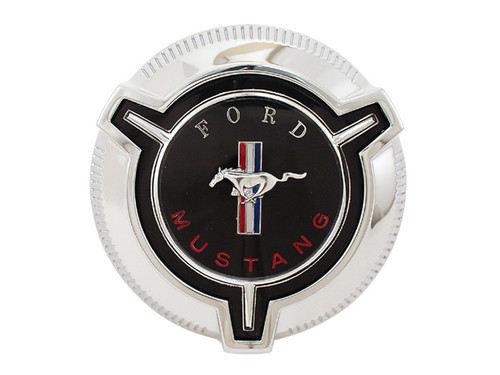 38006563-1967-Ford-Mustang-Tankdeckel-ChromSchwarz-Tri-Bar-Pony-1