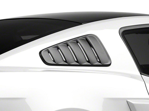 10-14 Ford Mustang Aufsatz für Scheibe - Schwarz Matt Hinten Links und Rechts