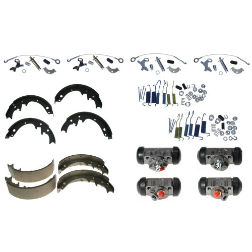 66-71 Ford Mustang (289, 302) Trommelbremssatz Vorne und hinten