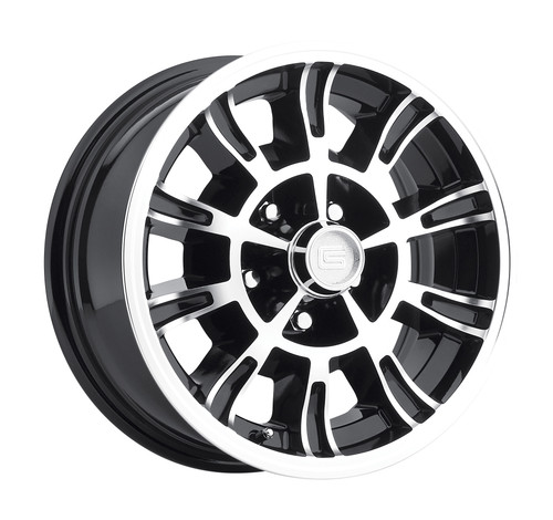 64-73 Ford Mustang Felge - 1966 Shelby Style  - Legendary Wheels GT6 - Schwarze Taschen - Aluminium - 15x7 "