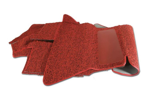 59-60 Chevrolet Corvette Innenraumteppich - Tuxedo - Rot