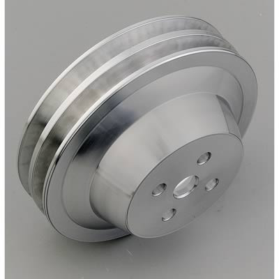 64-73 Ford Mustang Riemenscheibe Wasserpumpe - March - Aluminum - 6 " - 2 Rillen