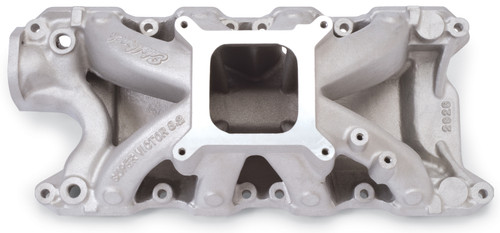 64-73 Ford Mustang (289, 302) Ansaugkrümmer - Edelbrock Super Victor 8.2 - Aluminium - Unbehandelt