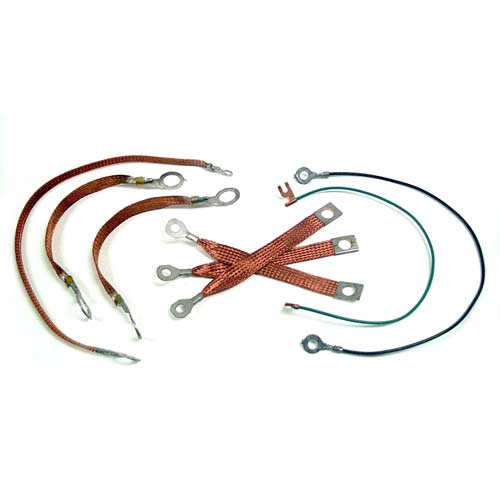 61-62 Chevrolet Corvette Massekabel Motor - Set