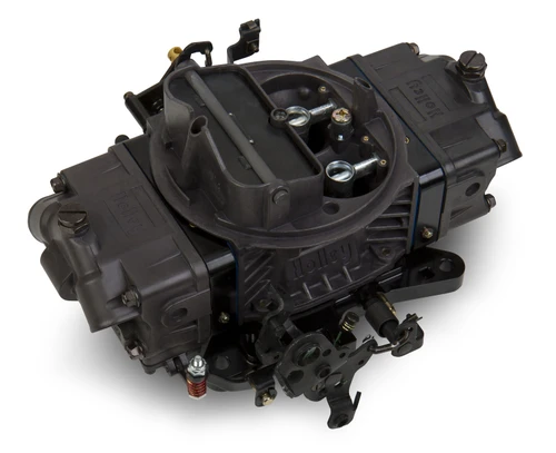 64-73 Ford Mustang Vergaser - Holley Ultra Double Pumper - 650 cfm - Aluminium - Manueller Choke - Schwarz