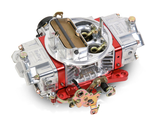 64-73 Ford Mustang Vergaser - Holley Ultra Double Pumper - 750 cfm - Aluminium - Elektrischer Choke - Poliert/Rot
