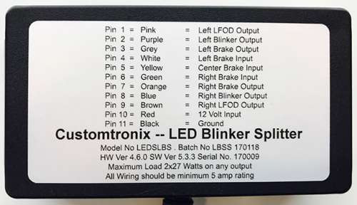 05-23 Ford Mustang Modul für Blinklicht - Signaltrenner - Spritzwassergeschützt