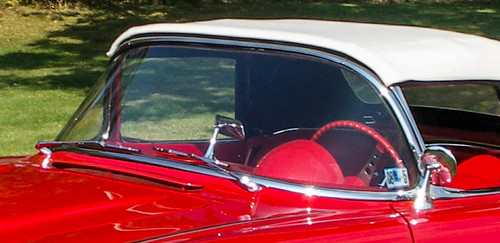 56-61 Chevrolet Corvette Rahmen Windschutzscheibe - Mit Windschutzscheibe