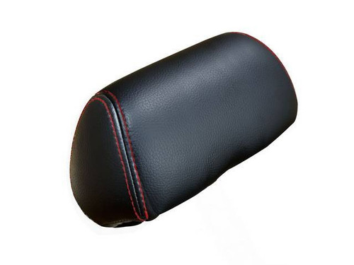 64-67 Ford Mustang Kopfstütze - Sportseat R - Schwarz mit Roter Naht
