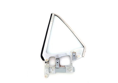65-66 Ford Mustang (Hardtop) Glas Seitenfenster hinten - Nicht Getönt, inkl. Rahmen Links