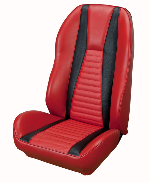 72-73 Ford Mustang (Hardtop) Sitzbezüge - Schwarz Vinyl (38030799)