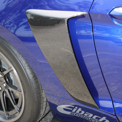 15-23 Ford Mustang Lufteinlass Seitenwand hinten - Carbon