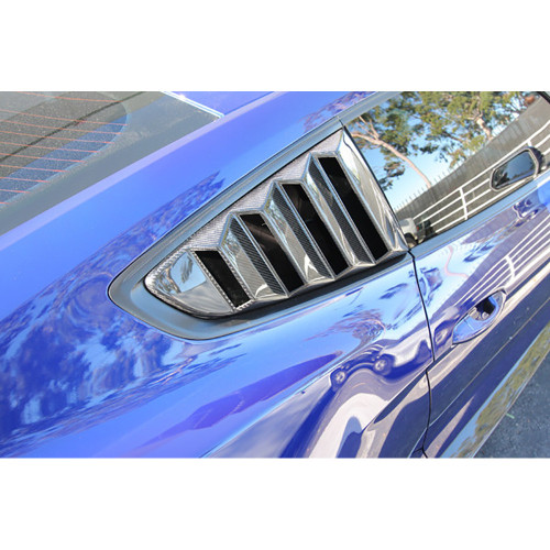 15-23 Ford Mustang Aufsatz für Scheibe - Kiemen Carbon
