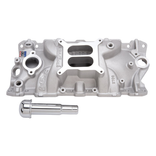 55-80 Chevrolet Corvette (265, 305, 327) Ansaugkrümmer - Edelbrock Performer EPS - Aluminium - Unbehandelt k.A.