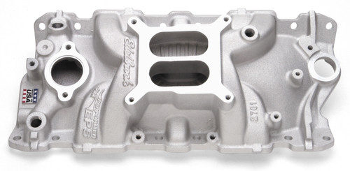 56-80 Chevrolet Corvette (265, 305, 327) Ansaugkrümmer - Edelbrock Performer EPS - Aluminium - Unbehandelt k.A.