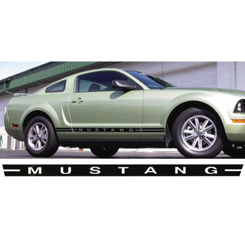 05-07 Ford Mustang Aufkleberset Karosserie - für Schweller
