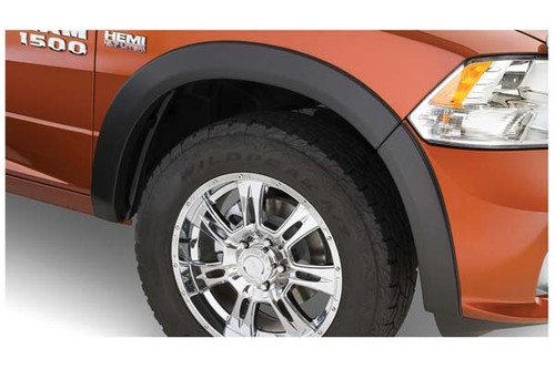 Dodge, Ram (Bed Length: 67.4, 76.3, 96.3Inch) Kotflügelverbreiterung - Matt Schwarz, OE Style Fender Flares Vorne