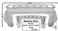 67-68 Ford Mustang (Fastback) Struktur C-Säule - Querverbindung C-Säule zu C-Säule