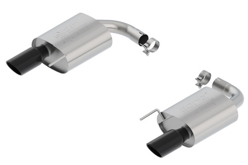 15-17 Ford Mustang GT Premium (Convertible - 5.0) Abgasanlage - BORLA ATAK - schwarze Blenden