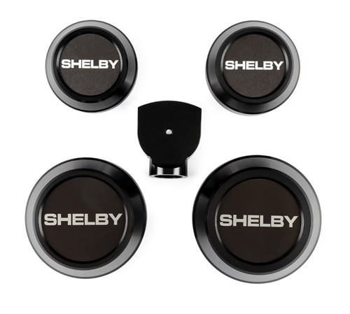 15-23 Ford Mustang GT Motor Styling Kit - Verschlusskappen Set, Schwarz, Shelby (52779957)