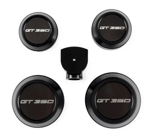 15-23 Ford Mustang GT Motor Styling Kit - Verschlusskappen Set, Schwarz, GT350 (52779958)