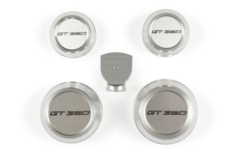 15-23 Ford Mustang GT Motor Styling Kit - Verschlusskappen Set, Silber, GT350 (52779962)