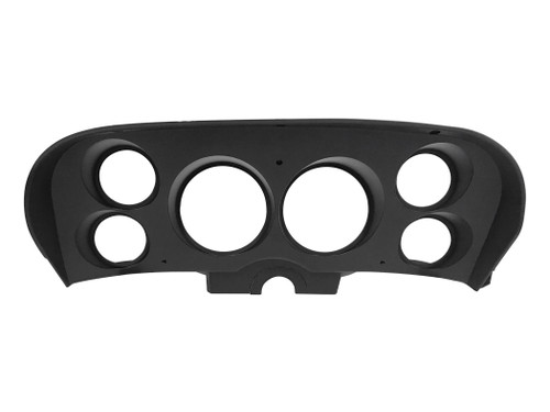 69-70 Ford Mustang Instrumentenblende - Schwarz für Zubehörinstrumente (2 5/8 & 5 Zoll)