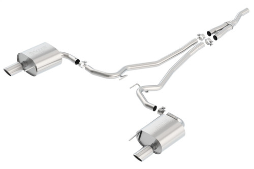 15-23 Ford Mustang (Coupe - 2.3) Abgasanlage - BORLA S-Type - polierte Blenden