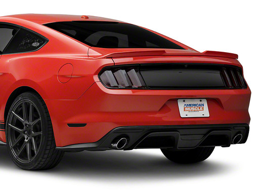 15-23 Ford Mustang Heckblende - Ohne Logo - Schwarz - Glänzend Hinten