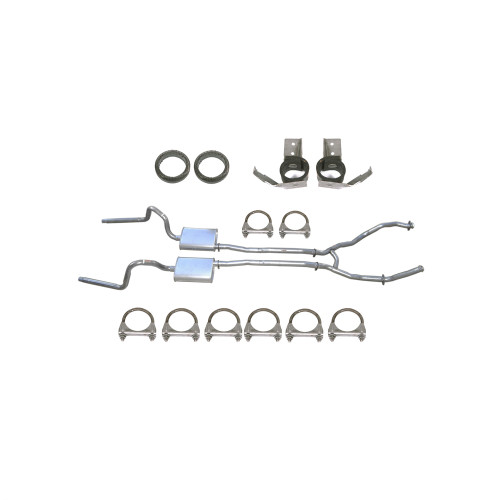 67-69 Ford Mustang (390, 428) Abgasanlage - Stahl - 2 Zoll