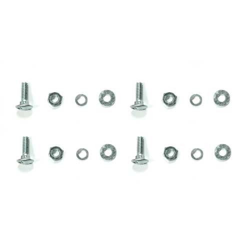 58-62 Chevrolet Corvette Schraube Abdeckung Windleitblech - Set