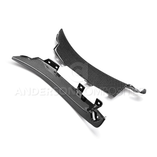 15-17 Ford Mustang Spritzschutz-Set - Carbon