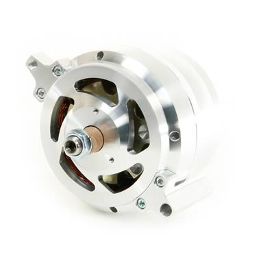64-73 Ford Mustang Lichtmaschine - March - 100 A - Aluminium - Ohne Riemenscheibe - Intern geregelt