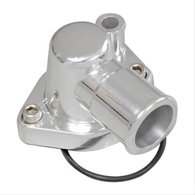 64-73 Ford Mustang Thermostatgehäuse Motorkühlmittel - Aluminium - Chrom - 2 Anschlüsse