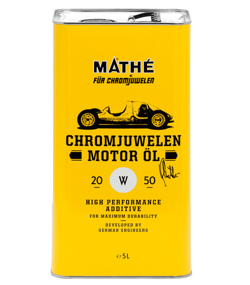 64-73 Ford Mustang Motoröl - Mathe 20W-50 Chromjuwelen 5 Liter