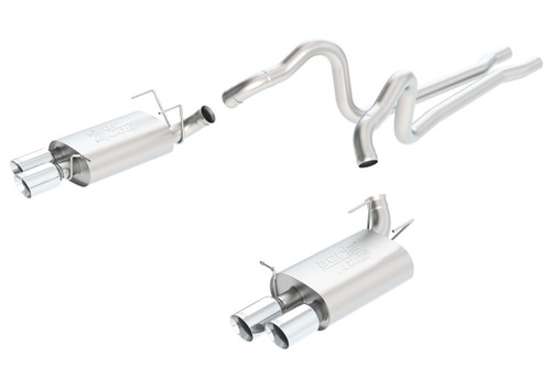 13-14 Ford Mustang Shelby GT500 (5.8) Abgasanlage - Catback - BORLA