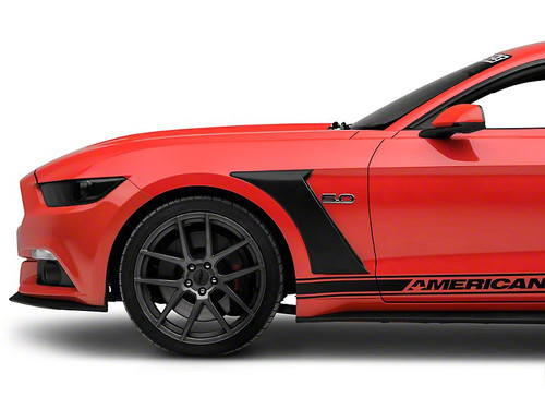 15-23 Ford Mustang Seitliche Lufteinlässe - Kotflügel - GT350 Style Vorne links und rechts