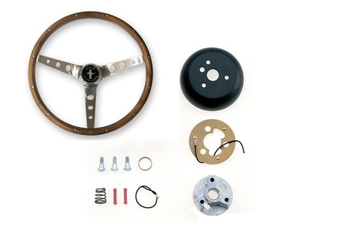 1964 Ford Mustang Set Grant Lenkrad inkl. Hupknopf und Adapter