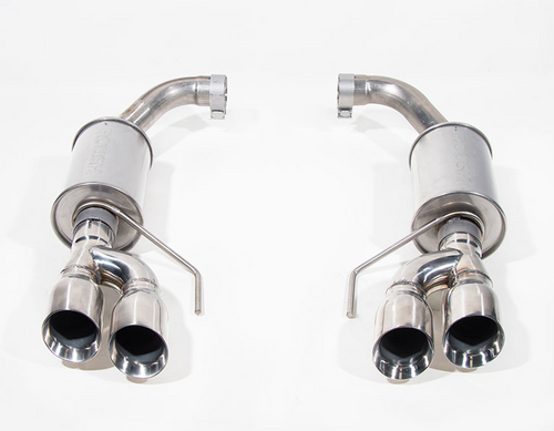 18-26 Ford Mustang GT Schalldämpfer-Set - ROUSH 4-Rohr Chrom