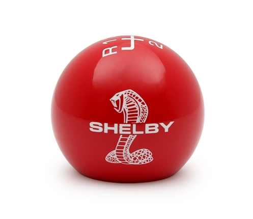 15-23 Ford Mustang (2.3, 5.0) Schaltknauf Schaltgetriebe - Shelby - Rot