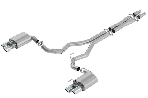 18-23 Ford Mustang GT (Coupe - 5.0) Abgasanlage - ATAK - mit Klappen - Chrom
