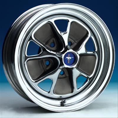 64-73 Ford Mustang Felge - Wheel Vintiques - Styled Steel - Stahl - 15x8 " - Charcoal