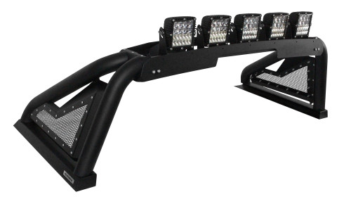 Dodge, Ram Überrollbügel - Go Rhino Sport Bar 2.0 - Schwarz - inkl. Lichtmontageleiste