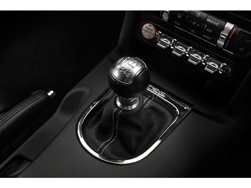 15-23 Ford Mustang Schaltsack Schaltgetriebe - Silber Ziehrnaht