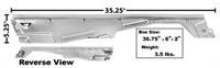64-66 Ford Mustang Halteschiene Türscheibe - Links Links