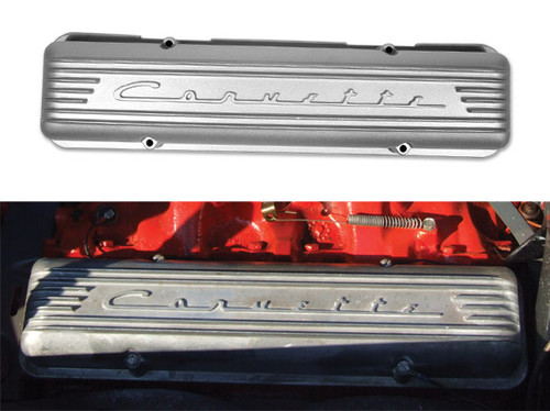 56-59 Chevrolet Corvette Ventildeckel - mit versetzten Montagelöchern