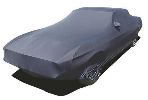 71-73 Ford Mustang (Convertible) Fahrzeugabdeckung - Onyx Satin - Schwarz