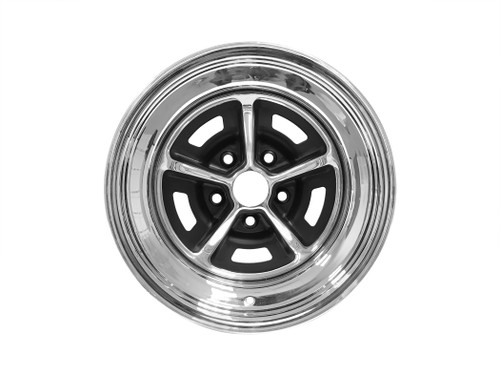 64-73 Ford Mustang Felge - Magnum 500 - Stahl - 15x7 " - Schwarz matt - 2 1/8 " Mittelloch