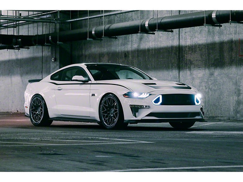 18-23 Ford Mustang Kühlergrill - Oben und Unten - Schwarz RTR Mustang - inkl. LED Beleuchtung Oben und unten